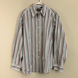GAP Men's Striped Shirt - Multicolor